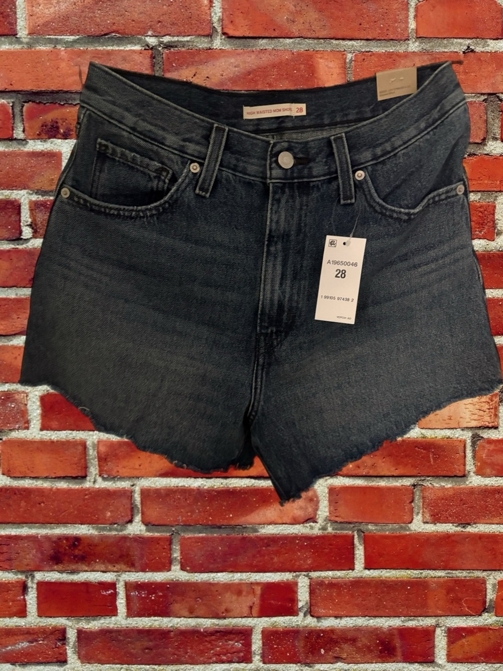 Levi's High Waist Mom Denim Shorts